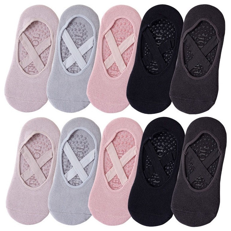 Pilates Yoga Towel - 1/3 Pairs Yoga Socks Women Cotton