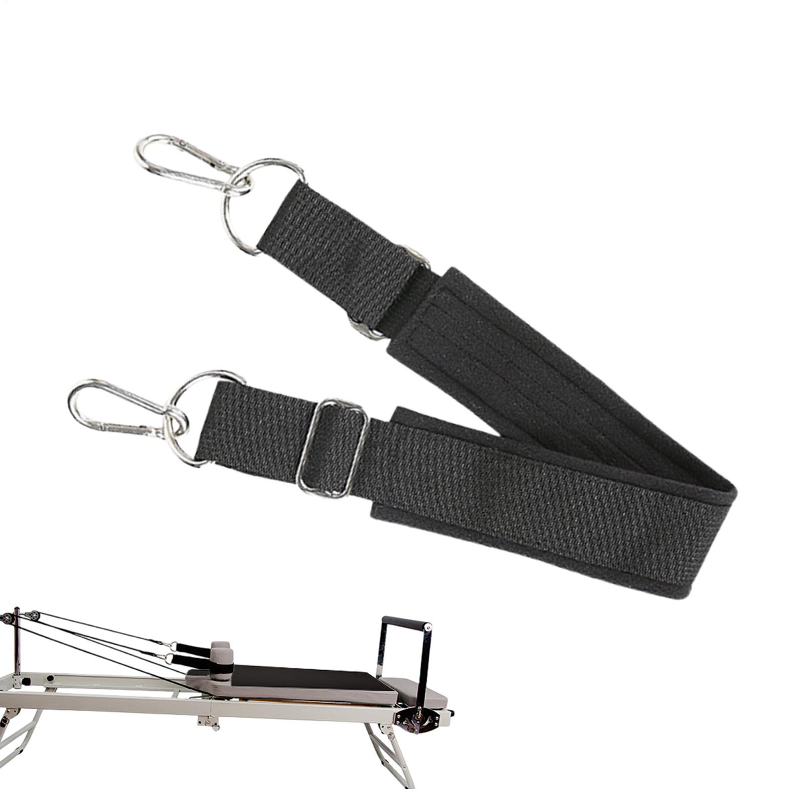 Pilates With Yoga - Reformer Footstrap Double-Loop Thickened Non-Slip Adjustable