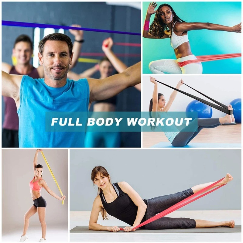 Natural Latex Resistance Bands - Pilates Yoga Board review and price