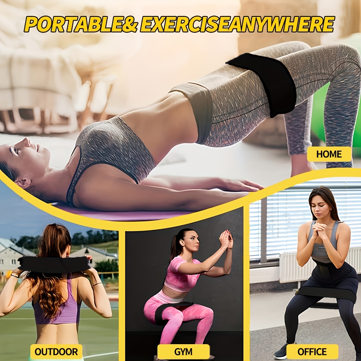 3PCS Resistance Bands Set, Ela - Pilates Yoga Board review and price