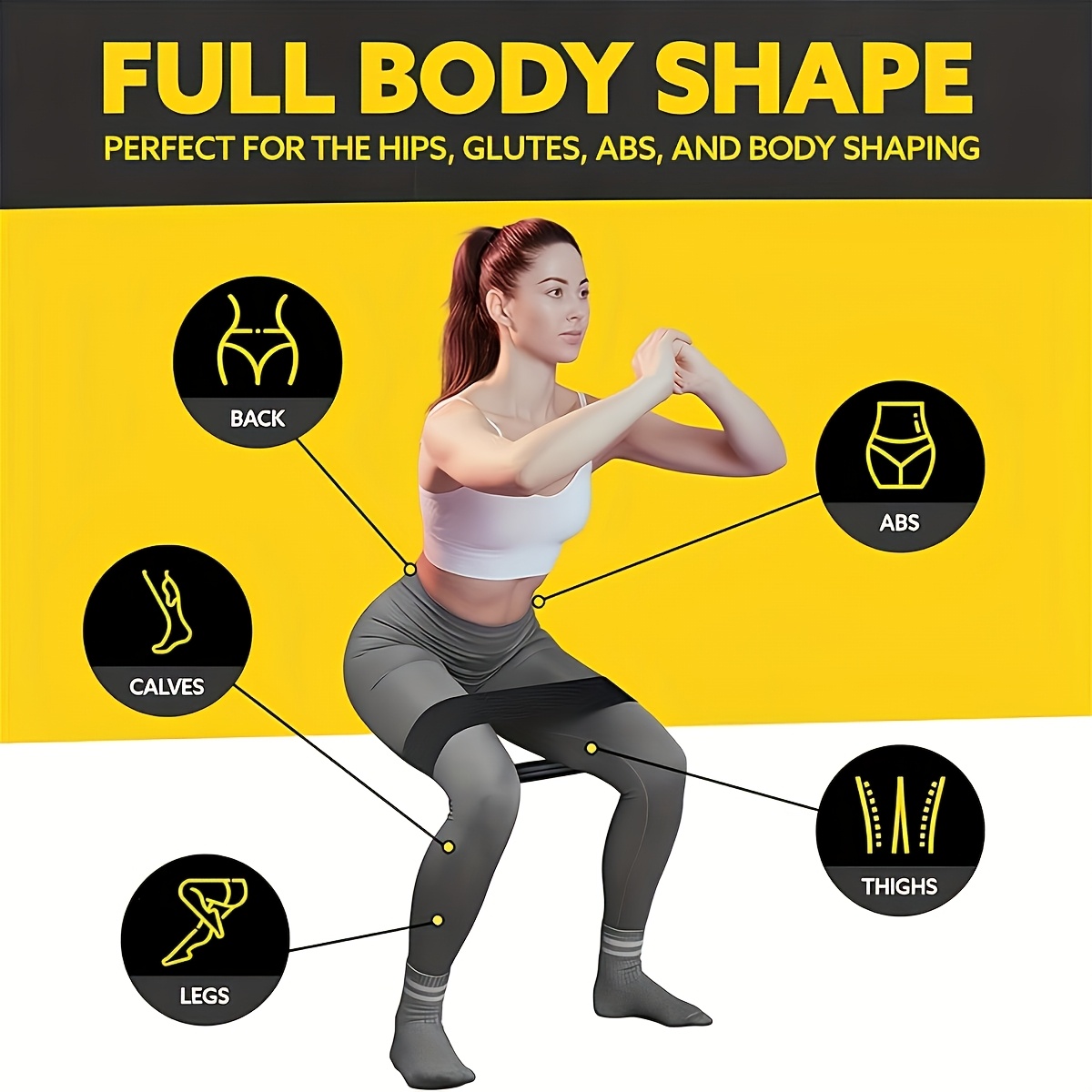 3PCS Resistance Bands Set, Ela - Pilates Yoga Board review and price