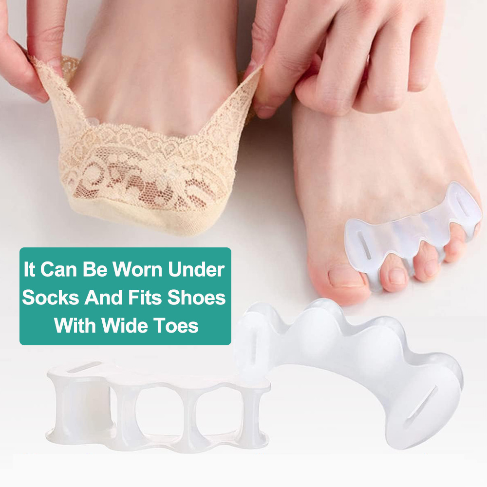 1Pair Gel Hard Silicone Toe Fi - Toe Separator Silicon review and price