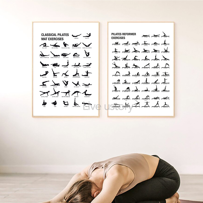 Frameless Pilates Workout Char - Pilates With Yoga review and price