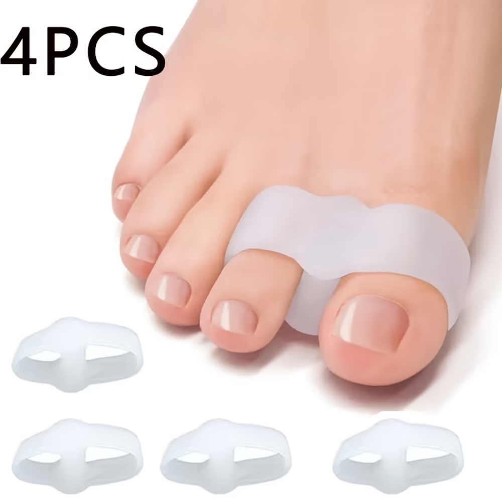 4 White Silicone Toe Separator - Toe Separator Silicon review and price