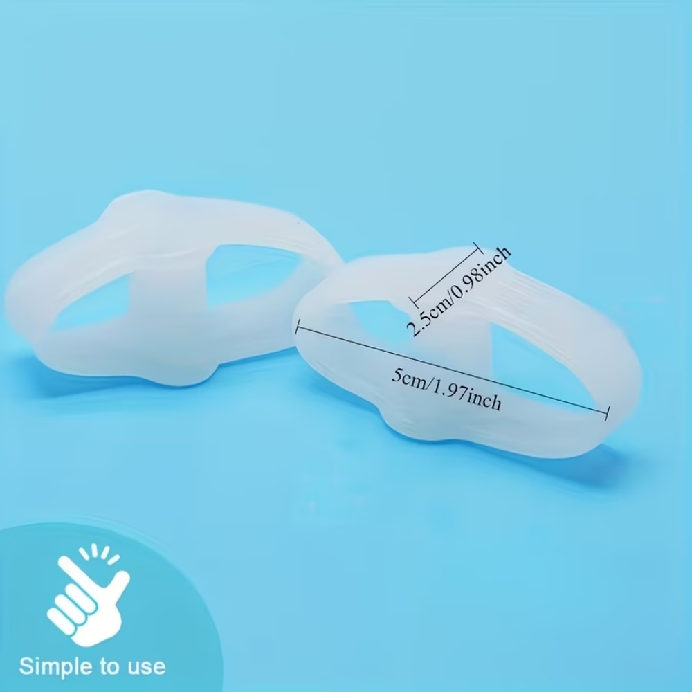 4 White Silicone Toe Separator - Toe Separator Silicon review and price