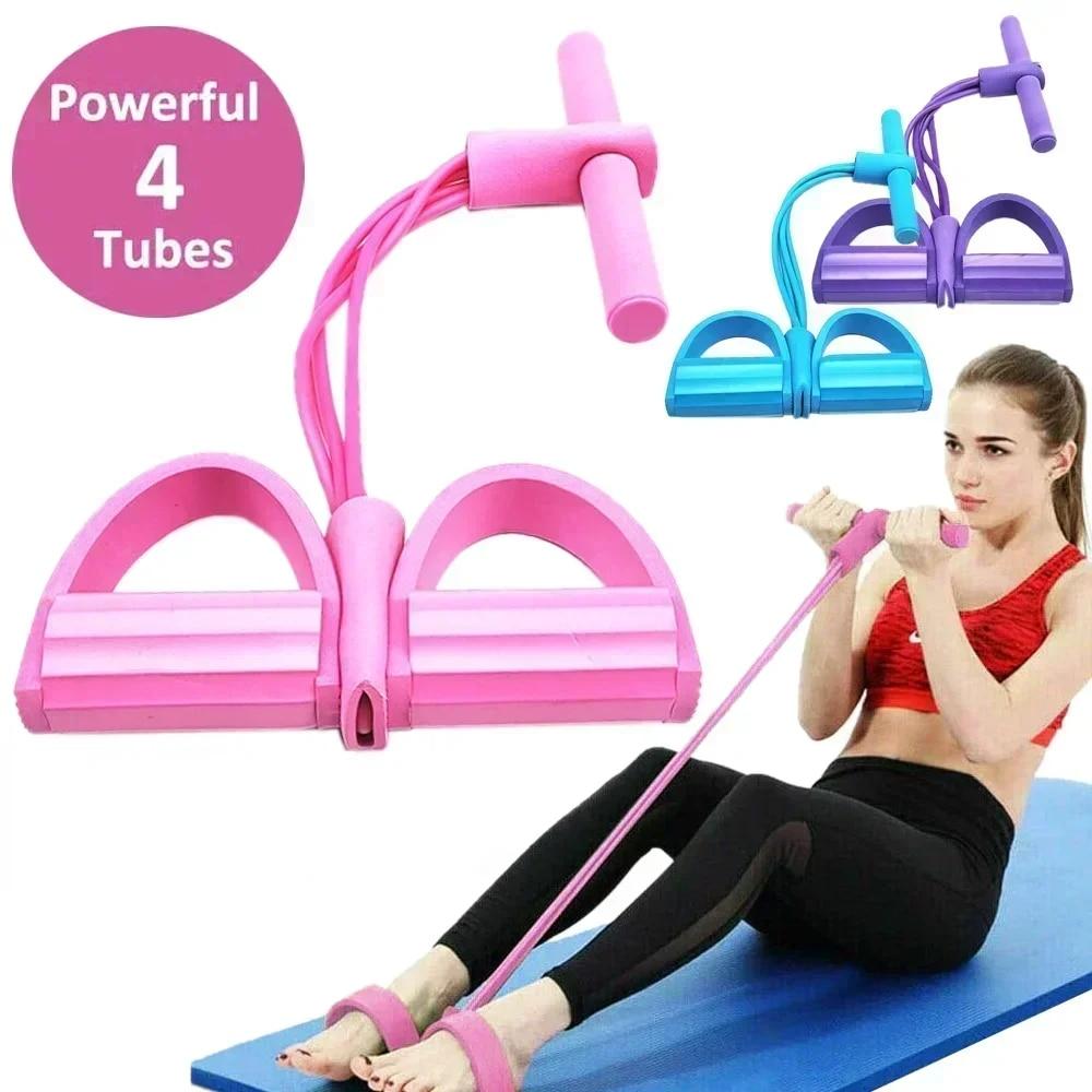 4/6 Level Resistance Band Elas - Pilates Yoga Board review and price